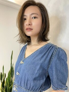 インフィニティ 新富町(Infinity) 【簡単スタイリングヘア】ストリート風外ハネミディアム