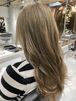 ジンジャー(GINGER) ブリーチ×ハニーベージュ×髪質改善×トリートメント