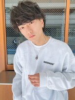 ルービック 難波(Rubik's)&nbsp;ツーブロックモテる黒髪束感パーマ