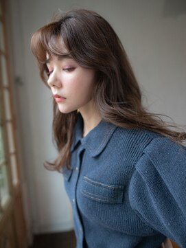 ウェル 高崎上大類店(well) ふんわりブラウンロング[高崎/高崎駅]