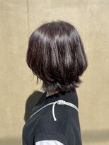 クルム(KURUMU)&nbsp;ローズブラウン×ウルフカット