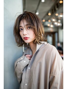 ケアリー 成増(Carelly) ☆大人かわいい前髪セシルカットココアブラウンネオウルフ