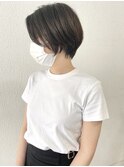 暗めカラーグランマッシュデザインカラーフェイスフレーミング