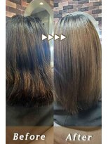 ヘアー リードレス(hair Re:dress)&nbsp;ストレートロング髪質改善ナチュラルカラーまとまり感サラツヤ髪