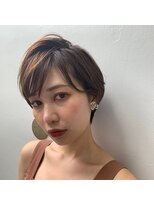 ルームスプラスアガリ(ROOMS+AGARI) 首元キレイ大人マッシュショート