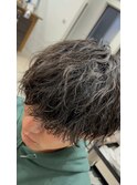 メンズ波巻きツイストスパイラルパーマ