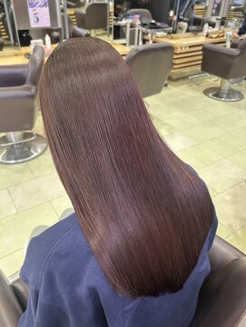 ゼスト 吉祥寺店(ZEST) ブリーチなしカラー/ピンクブラウン/髪質改善《石橋水月》