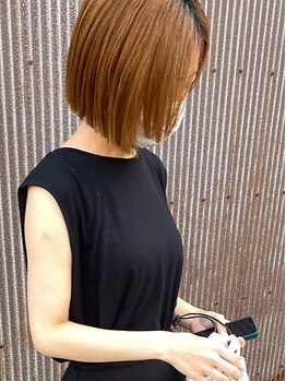 デザイン×再現性が高いカット技術で、大人女性の“なりたい”を叶えてくれる♪毎日のお手入れも楽になる☆
