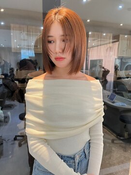 ジーナ 梅田茶屋町(Zina) 髪質改善＊顔回りデザインボブ＊美髪【Zina梅田茶屋町】