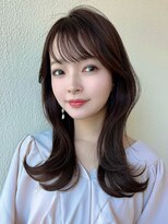 ★◎カールセミディシアカラーワンカール前髪カット小顔カット