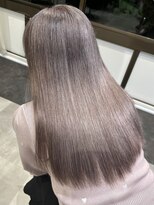 ムク 横浜店(muku)&nbsp;ミルクティーベージュダブルカラーケアブリーチハイライトカラー
