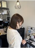 ボブ ナチュラルベージュカラー