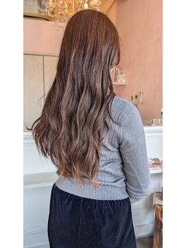 アズヘアー ラペ 三日市店(A'z hair LAPAIX) 透明感ブラウン×ゆるロング