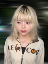 ベレーザ 渋谷(BELEZA) 14381ブリーチ&ダブルカラーホワイトブロンドハイトーンカラー