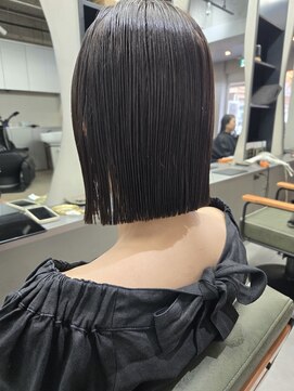 ヘアーグロウニコ(hair grow nico...) 丸くならないボブ