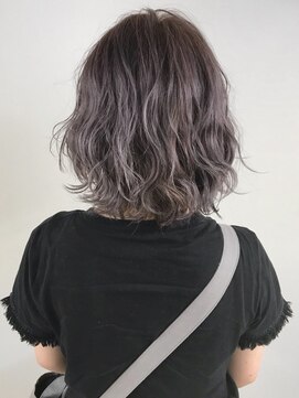 ラフィス ヘアー リュクス 門前仲町店(La fith hair luxe) 【Lafith】グレーパープル×ショートボブスタイル