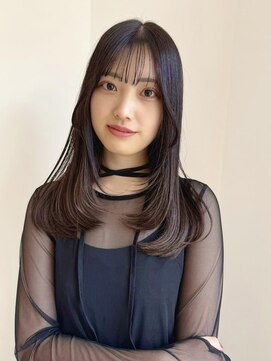 シクネ 新潟駅 万代(SHICUNE) ケイ【新潟駅前】ミディアムレイヤー　顔まわりカット