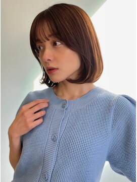 トリコ トウキョウ アヴェダ 表参道店(tricot TOKYO AVEDA) レイヤーボブ/顔まわりレイヤー/ボブ/外ハネボブ/小顔/表参道