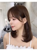 韓国レイヤー/韓国風/ボブ/髪質改善/黒髪/ブリーチなし〔池袋〕