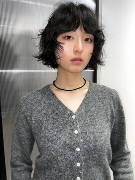 天神　ボブ　レイヤーカット　ボブパーマ