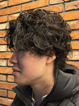 グランジフェザーパーマ