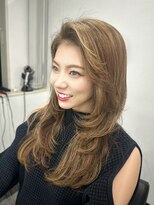 ピリオド 赤坂(Period.) ロングヘアー 顔まわり レイヤー ハイライト 髪質改善 赤坂見附