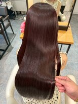 リルーム(re-room) 髪質改善/艶髪ストレート/ブラウンレッド