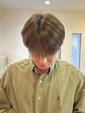 ディッセンバー 伊勢崎(December) メンズ/センターパート/似合わせカット/ニュアンスパーマ