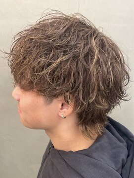 ダズルヘアラッシュ(DAZZLE hair RUSH) ハイライトシャドウパーマ/波巻きパーマツイストパーマブリーチ