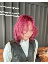 コルバース(COL BIRTH)&nbsp;ペールピンク　レイヤーボブ　エンドカラー　【COL BIRTH】