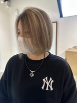 ニール シトロン 名古屋 伏見 丸の内(NEELU citron) 【NEELU_yuna】コントラストハイライト