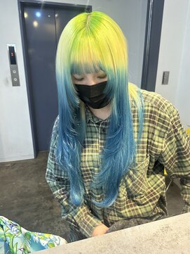 ジュール 池袋(Joule) ライムグリーン×ブルーの個性派デザインカラー♪