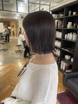 リタ(LITA)&nbsp;切りっぱなしボブ×艶ブラウン◇川口