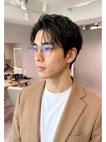ミーク(meak)&nbsp;大人カジュアルセンターパートニュアンスパーマ