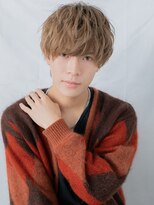 モッズヘア メン 新所沢店(mod's hair men)&nbsp;無造作カジュアル王道ハイトーンカラー学生ツイストマッシュf