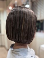 ジル ヘアアンドメイク 恵比寿(JILLE hair&make)&nbsp;ミニボブコンパクトボブ極細ハイライト白髪ぼかし40代50代60代