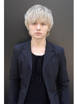 アトリエサニーデイ(atelier SUNNY DAY) シルバーアッシュ/クールショート/マッシュウルフ/メンズヘア