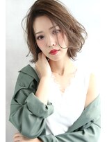 ラエティス(Laetus)&nbsp;大人マニッシュボブ/グレージュ/外国人風/ナチュラルハイライト