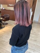 ヘアー アトリエ アンジー(Hair Atelier Angee)&nbsp;ピンクのバレイヤージュカラー