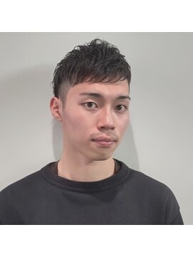 パール(PEAR+L) メンズ×ツーブロック×マッシュウルフ×サイドグラデーション