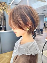 ジアン テラス(GIEN TERRASSE)&nbsp;#ショート #大人ショート #ピンクベージュ