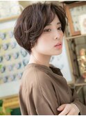 バレイヤージュで大人かわいいマッシュボブa上尾20代30代40代