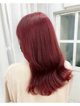 ナチュラルコントロール(Natural Control) 【艶ハイトーンカラー】韓国アイドル風ディープレッド