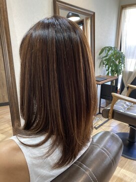 ルッカ(lukka) ナチュラルブラウン＋ミディアムレイヤー