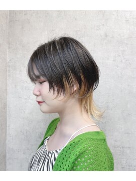 ノア ヘアデザイン 町田店(noa Hair Design) スパイキーウルフ　　～インナーカラー～　　NAOTO