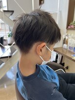 コアフィールフィス(COIFFURE fils)&nbsp;《見附　今町》キッズ　短髪　ツーブロック　アシメバング