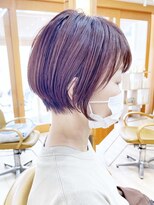 モリオ フロム ロンドン 成増店&nbsp;【morio成増 芹澤】くびれショート ピンクブラウンカラー