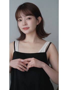 ガーデン ジングウマエ(GARDEN jingumae) ミディアムヘア/レイヤーカット/ロングボブ/ベージュカラー