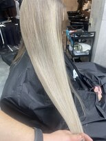 ラフ(LAFF) #バレイヤージュ#グレージュカラー#ボブウルフ#ココアベージュ