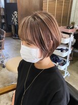 トト 船橋店(toto.)&nbsp;黒髪/グレーベージュ/レイヤーロング/前髪パーマ[西船橋/津田沼]